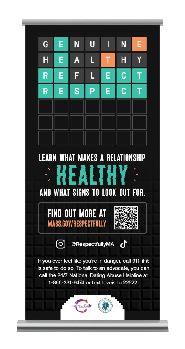 Banner Stand for RESPECTfully Program